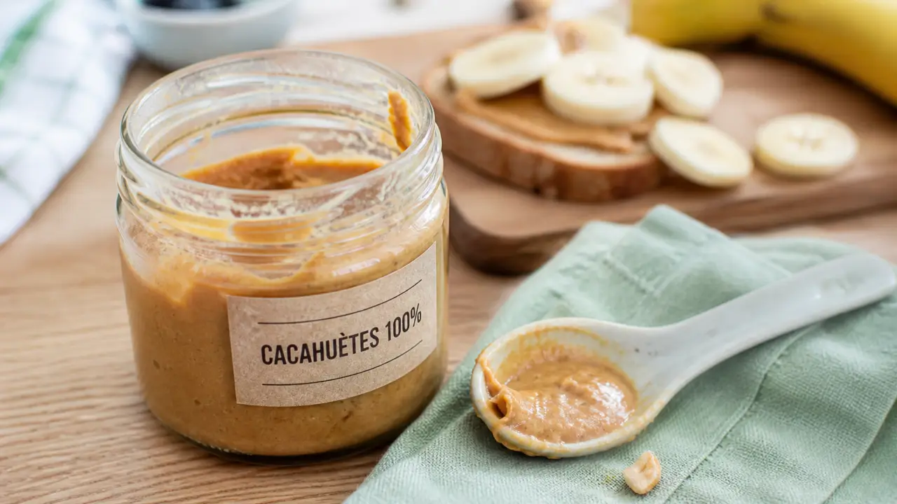 Beurre de cacahuète healthy 100% arachides, 630 kcal