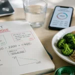 Être en deficit calorique : repas équilibrés et mètre ruban