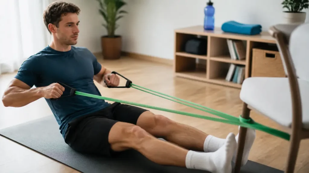 Gym avec un élastique : 6 exercices, 3 résistances et les erreurs à éviter