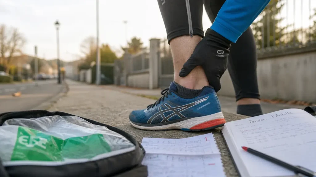 Courir avec une tendinite au tendon d’Achille : quand arrêter, comment traiter et reprendre progressivement