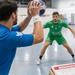 Reprise de dribble handball : arrêt et contrôle, faute possible