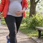 Sport grossesse - 1er trimestre : marche active enceinte au parc