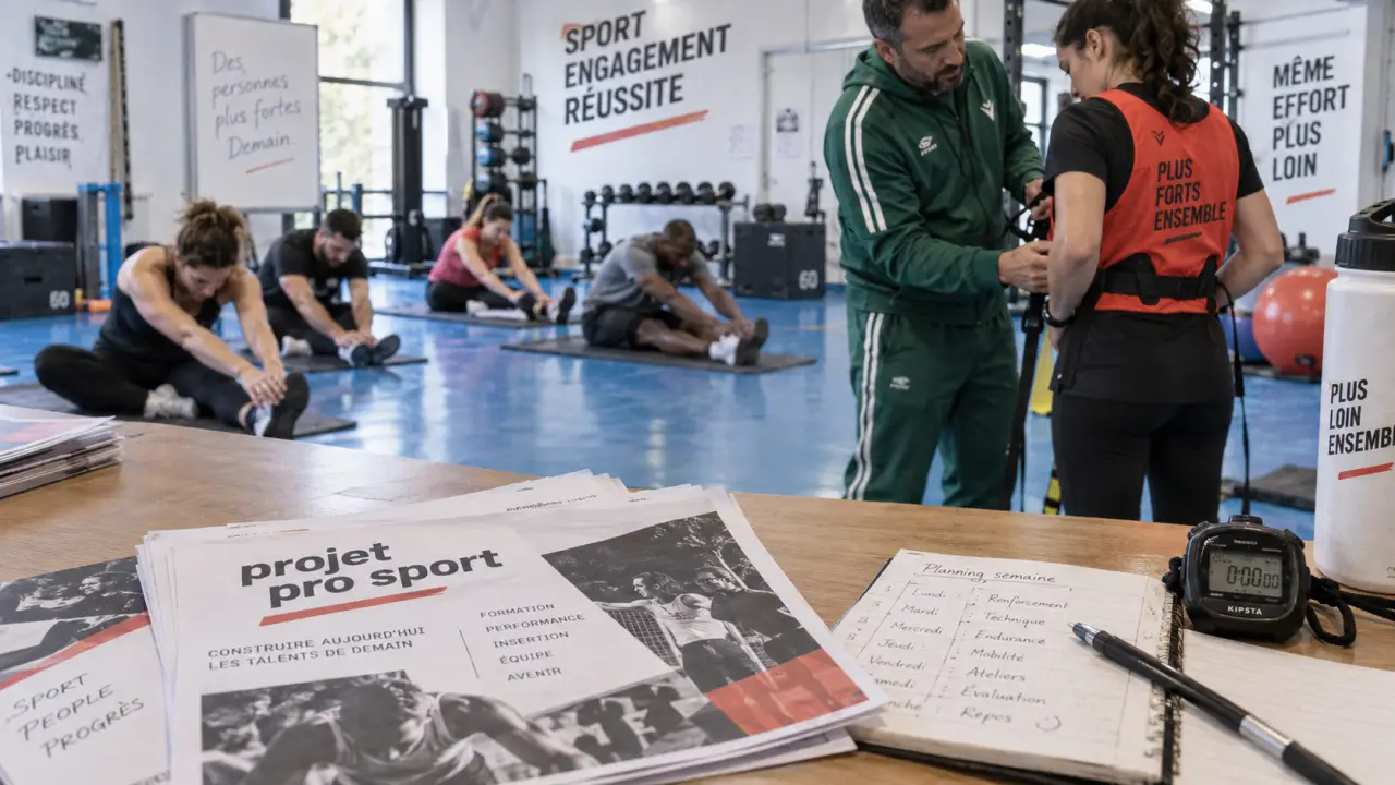 Métier dans le sport : coaching et planification en salle