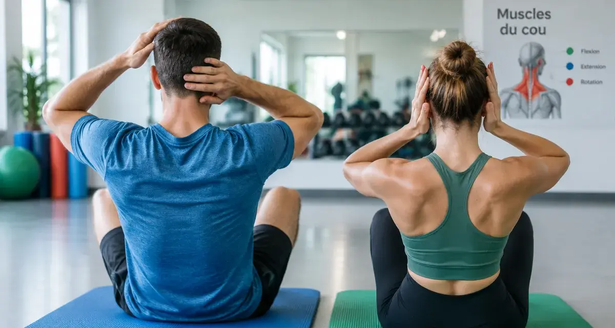 Muscles du cou : exercice sans douleur pour cervicales