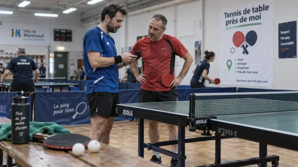 Tennis de table autour de moi : trouvez une salle adaptée à vos horaires et à votre niveau