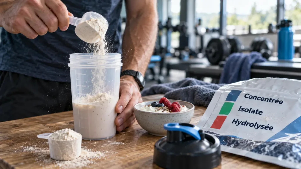 Whey protéine : concentrée ou isolate, le lactose fait la différence